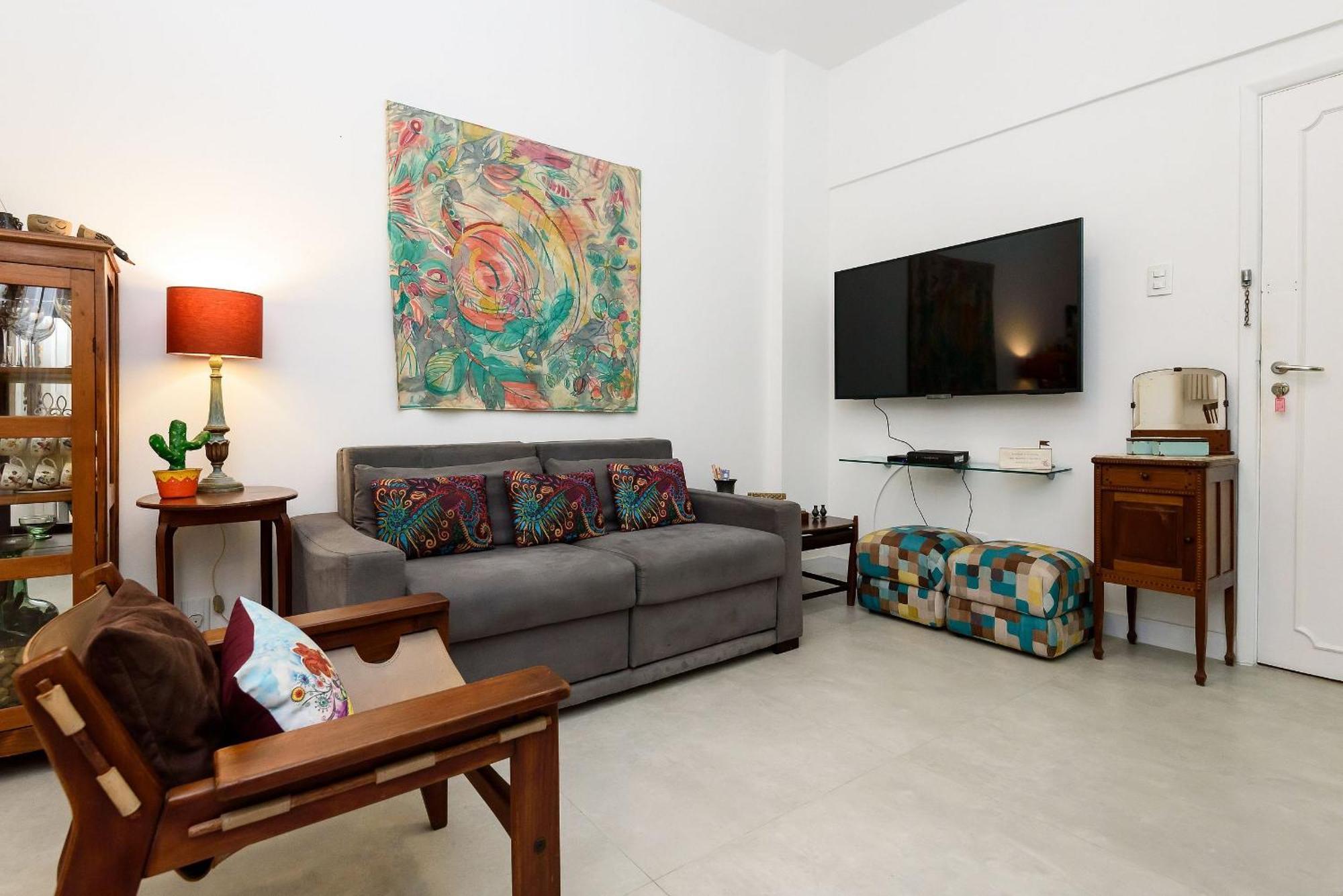 Appartement Omar Do Rio - Bt82/108: Apto Moderno C/2qtos, Garagem, Internet 250mbps, Smart Tv, 05 Minutos Andando Da De Ipanema E Do Metrô *